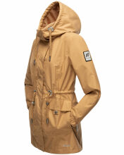 Navahoo Neophee Damen Softshell Parka Camel-Gr.XS
