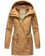 Navahoo Neophee Damen Softshell Parka Camel-Gr.XS