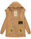 Navahoo Neophee Damen Softshell Parka Camel-Gr.XS