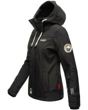 Marikoo Kleinezicke Damen Softshell Jacke Schwarz-Gr.XXXL