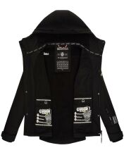 Marikoo Kleinezicke Damen Softshell Jacke Schwarz-Gr.XXXL