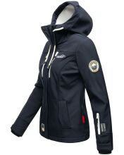 Marikoo Kleinezicke Damen Softshell Jacke Blau-Gr.XXXL