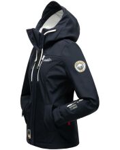 Marikoo Kleinezicke Damen Softshell Jacke Blau-Gr.XXXL