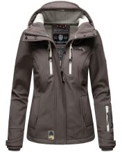 Marikoo Kleinezicke Damen Softshell Jacke Grau-Gr.XXXL