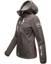 Marikoo Kleinezicke Damen Softshell Jacke Grau-Gr.XXXL