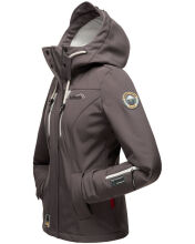 Marikoo Kleinezicke Damen Softshell Jacke Grau-Gr.XXXL