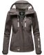 Marikoo Kleinezicke Damen Softshell Jacke Grau-Gr.XXXL