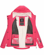 Marikoo Kleinezicke Damen Softshell Jacke Pink-Gr.M