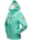 Marikoo Kleine Zicke Damen Softshell Frühling Übergangs Jacke Aqua Green Größe S - Gr. 36