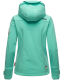 Marikoo Kleine Zicke Damen Softshell Frühling Übergangs Jacke Aqua Green Größe XXXL - Gr. 46