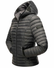 Navahoo Kimuk Damen Übergangs Steppjacke Anthrazit Größe L - Gr. 40