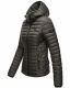 Marikoo Samtpfote leichte Damen Steppjacke Anthrazit Größe XS - Gr. 34