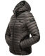 Marikoo Samtpfote leichte Damen Steppjacke Anthrazit Größe XL - Gr. 42