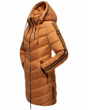 Marikoo Armasa lange Damen Winter Steppjacke Cinnamon Größe M - Gr. 38