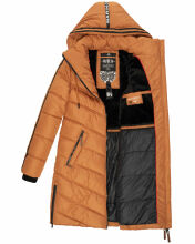 Marikoo Armasa lange Damen Winter Steppjacke Cinnamon Größe M - Gr. 38