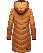 Marikoo Armasa lange Damen Winter Steppjacke Cinnamon Größe L - Gr. 40