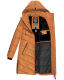 Marikoo Armasa lange Damen Winter Steppjacke Cinnamon Größe L - Gr. 40