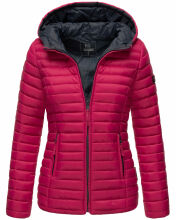 Marikoo Asraa Damen Übergangsjacke Steppjacke Fuchsia Größe S - Gr. 36