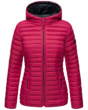 Marikoo Asraa Damen Übergangsjacke Steppjacke Fuchsia Größe S - Gr. 36
