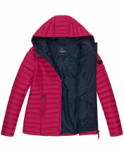 Marikoo Asraa Damen Übergangsjacke Steppjacke Fuchsia Größe S - Gr. 36