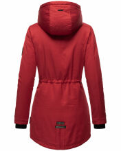 Navahoo Avrille Damen Parka Winterjacke mit Kapuze Blood Red Größe S - Gr. 36