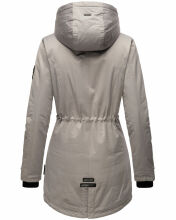 Navahoo Avrille Damen Parka Winterjacke mit Kapuze Zink Grau Größe M - Gr. 38