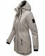 Navahoo Avrille Damen Parka Winterjacke mit Kapuze Zink Grau Größe M - Gr. 38