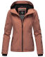 Marikoo Brombeere Damen Übergansjacke Frühlings Jacke Terracotta Größe XS - Gr. 34