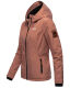 Marikoo Brombeere Damen Übergansjacke Frühlings Jacke Terracotta Größe S - Gr. 36