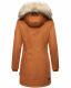 Navahoo Cristal Damen Winterjacke Parka mit Kunstfell Cinnamon Gr.M