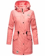 Navahoo Deike ladies rain jacket raincoat long teddy fur  Größe M - Gr. 38