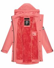 Navahoo Deike ladies rain jacket raincoat long teddy fur  Größe M - Gr. 38