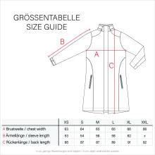 Navahoo Deike ladies rain jacket raincoat long teddy fur  Größe XL - Gr. 42