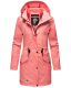 Navahoo Deike ladies rain jacket raincoat long teddy fur  Größe XL - Gr. 42