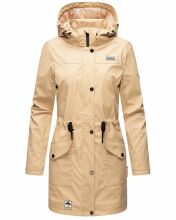Navahoo Deike ladies rain jacket raincoat long teddy fur  Größe M - Gr. 38