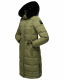 Navahoo Fahmiyaa Damen lange Winterjacke mit Kapuze Dusty Olive Größe S - Gr. 36