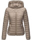 Navahoo ich bin hübsch Damen Jacke Steppjacke Übergangsjacke Hellgrau Größe XS - Gr. 34