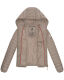 Navahoo ich bin hübsch Damen Jacke Steppjacke Übergangsjacke Hellgrau Größe XS - Gr. 34