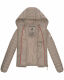 Navahoo ich bin hübsch Damen Jacke Steppjacke Übergangsjacke Hellgrau Größe S - Gr. 36