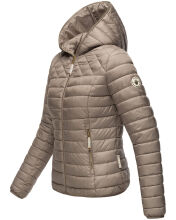 Navahoo ich bin hübsch Damen Jacke Steppjacke Übergangsjacke Hellgrau Größe M - Gr. 38