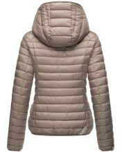 Navahoo ich bin hübsch Damen Jacke Steppjacke Übergangsjacke Hellgrau Größe M - Gr. 38