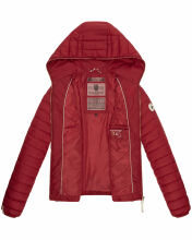 Navahoo ich bin hübsch Damen Jacke Steppjacke Übergangsjacke Blood Red Größe M - Gr. 38