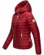 Navahoo ich bin hübsch Damen Jacke Steppjacke Übergangsjacke Blood Red Größe M - Gr. 38