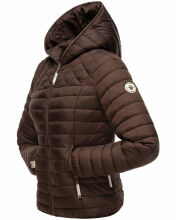 Navahoo ich bin hübsch Damen Jacke Steppjacke Übergangsjacke Dark Choco Größe XS - Gr. 34
