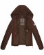 Navahoo ich bin hübsch Damen Jacke Steppjacke Übergangsjacke Dark Choco Größe XS - Gr. 34