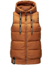 Navahoo Kassidy Damen Übergangs Weste Steppweste Cinnamon Größe 3XL - Gr. 46