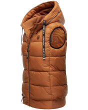 Navahoo Kassidy Damen Übergangs Weste Steppweste Cinnamon Größe 3XL - Gr. 46