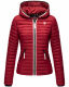 Navahoo Kimuk Princess leichte Damen Steppjacke Blood Red Größe S - Gr. 36