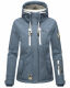 Marikoo Kleinezicke Damen Softshell Jacke Dus-Blue-Gr.L