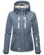 Marikoo Kleinezicke Damen Softshell Jacke Dus-Blue-Gr.3XL